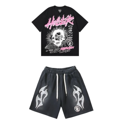 Hellstar T-Shirt 507 + Hellstar shorts pants 700 01