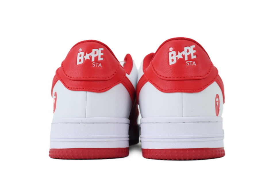 G5 BATHING APE Red And White Big Star OZXSHMX 91314M