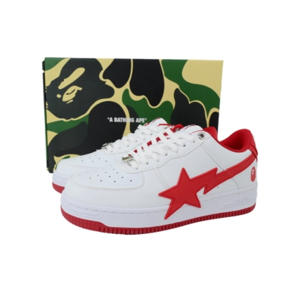G5 BATHING APE Red And White Big Star OZXSHMX 91314M 02