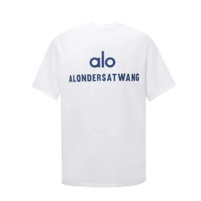 alo yoga T-shirt White (blue label) 02