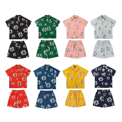 DENIM TEARS Short Shirt Set 01