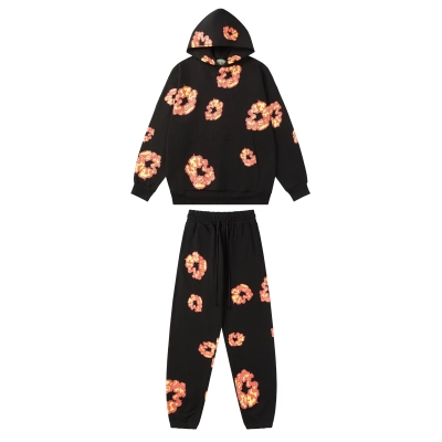 DENIM TEARS Sweatshirt Set — Black & White 01