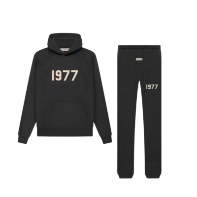 FEAR OF GOD ESSENTIALS - 1977 IRON BLACK FULL SET 01