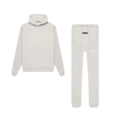 FEAR OF GOD ESSENTIALS - 1977 LIGHT OATMEAL 01
