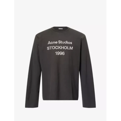 Acne Studios Logo cotton-blend top 01