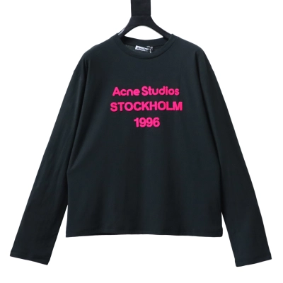 Acne Studios New Year Limited Edition Long-Sleeve T-Shirt Black 01