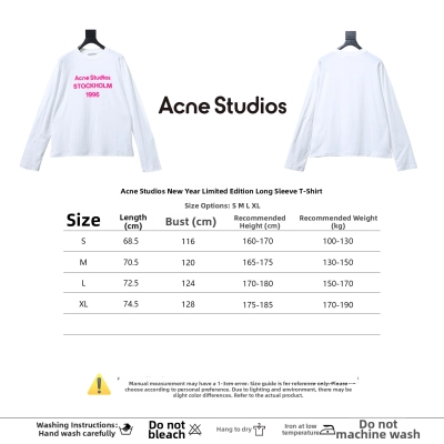 Acne Studios New Year Limited Edition Long-Sleeve T-Shirt 02