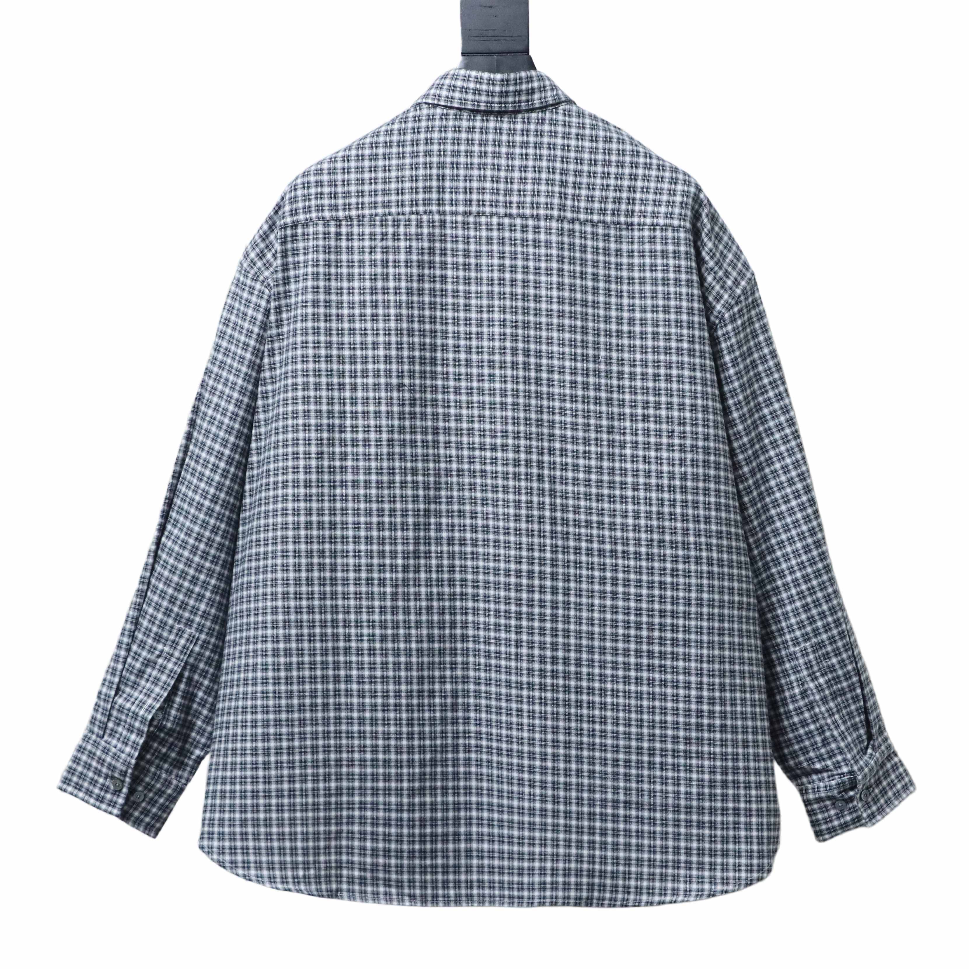 Acne Studios Pocket Logo Check Shirt