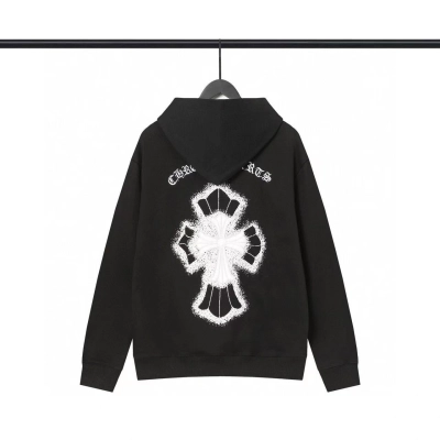 Chrome Hearts cross patch Hoodie Y76# 02