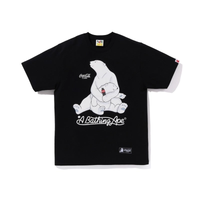 BAPE× Coca Cola T-Shirt White/Black 1012 02