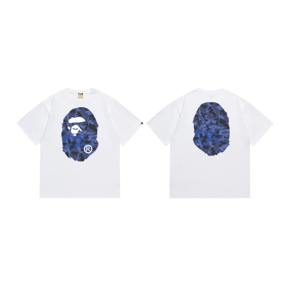 BAPE T-Shirt White/Black SC028 02
