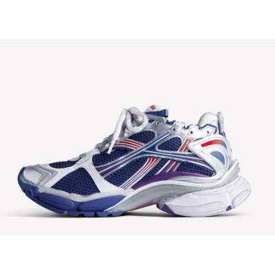 PKGoden Balenciaga Runner Gradient Sneaker in Navy/red/grey, 772774WRUNG4610 01