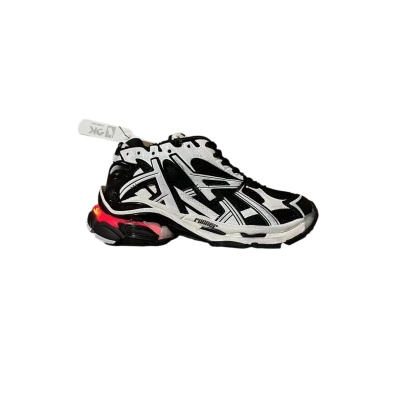 Flash Sale | PKGoden Balenciaga Runner Black White in LED  02