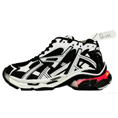 Flash Sale | PKGoden Balenciaga Runner Black White in LED  01