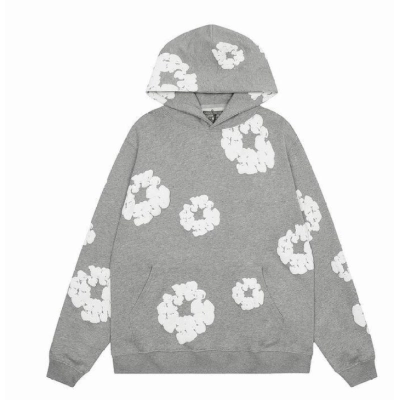 Denim Tears hoodie grey + Denim Tears pants Grey White 02