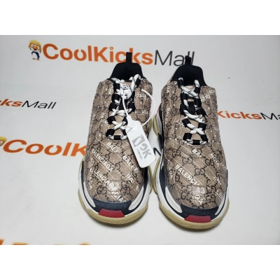 PKGoden Balenciaga 1st GUCCI Triple S Black Red 02