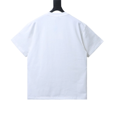 WE11DONE Online Data Edition Damaged Letter Print Short-Sleeve T-Shirt White 02