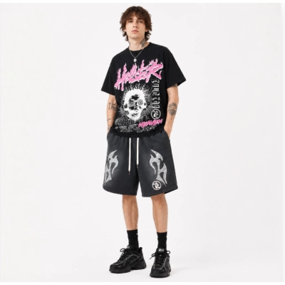 Hellstar T-Shirt 507 + Hellstar shorts pants 700 01