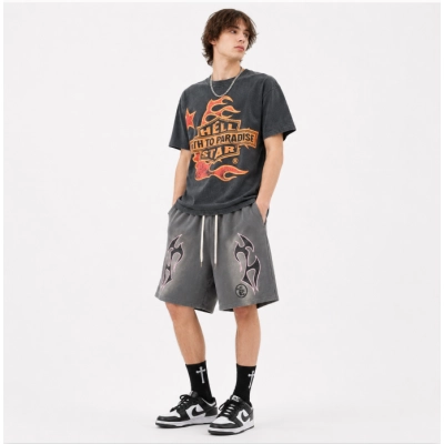 Hellstar T-Shirt 600 + Hellstar shorts pants 703 01