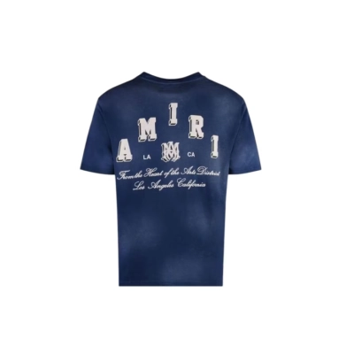 AMIRI Vintage Collegiate T-Shirt Dark Blue 02