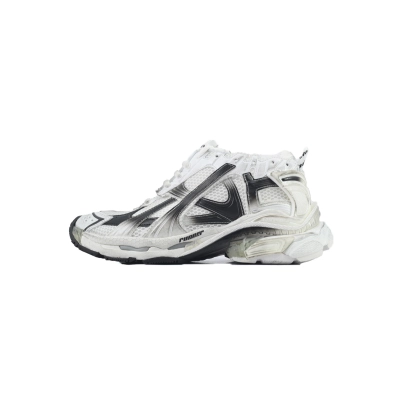 PKGoden Balenciaga Runner 7.5th Sneaker Gradient - White Black 772774 WRUNG 9010 01