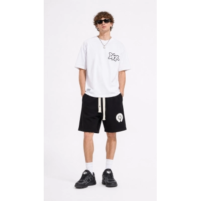 Dior T-Shirt 205607 + Chrome Hearts horseshoe cross Short Pants black 01
