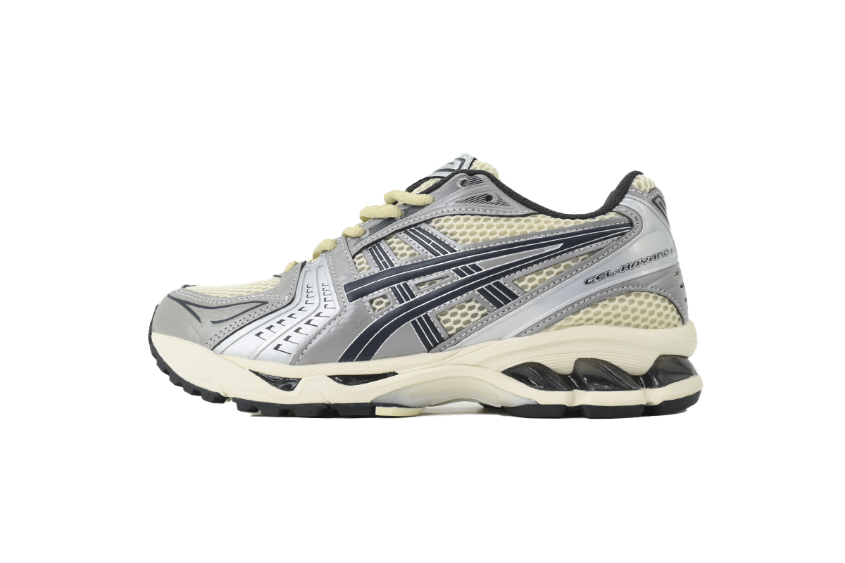 GET ASICS Gel Kayano 14 Oyster White Steeple Grey 1203A537-250