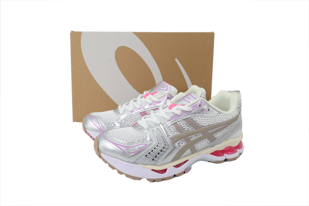 GET ASICS Gel Kayano 14 Unlimited Pack - White Fawn 1203A667-100