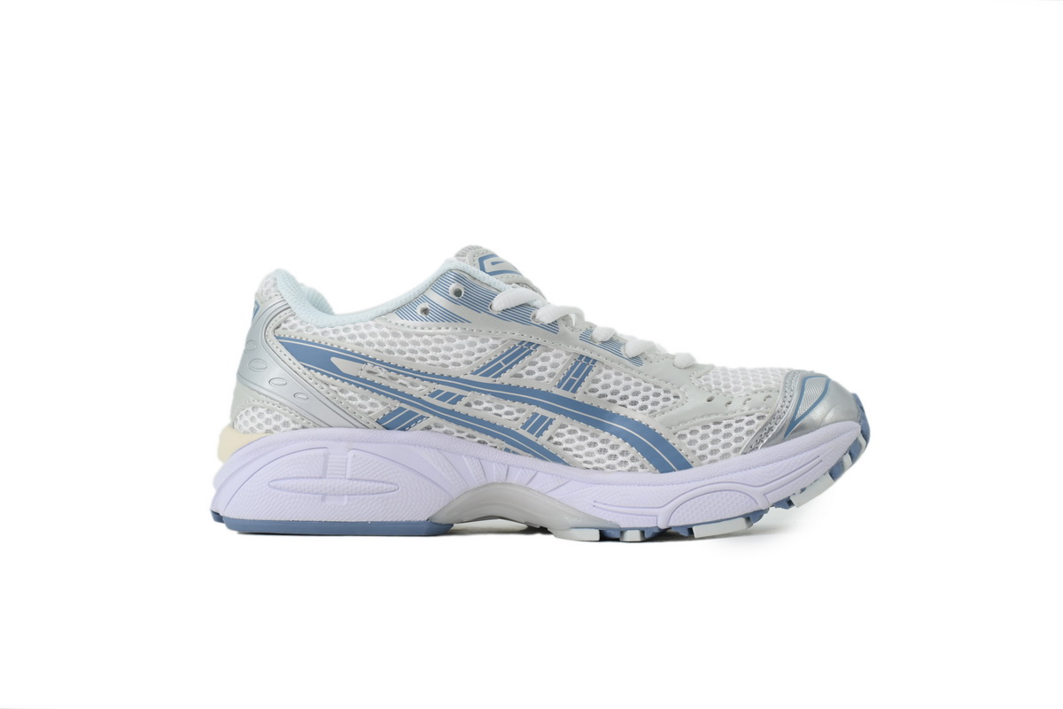 GET ASICS Gel Kayano 14 White Light Navy 1203A537-115