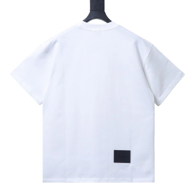 WE11DONE Online Bestseller: Jackson Wang's Pick—Classic Logo Letter Print Versatile Short-Sleeve T-Shirt (Unisex) White 02
