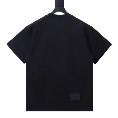 WE11DONE Online Bestseller: Jackson Wang's Pick—Classic Logo Letter Print Versatile Short-Sleeve T-Shirt (Unisex) Black 02