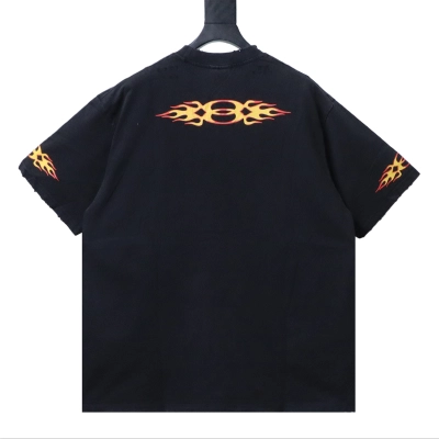 Balenciaga 24SS Flame Short-Sleeve T-Shirt 02