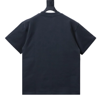 WE11DONE 25SS Colored Gemstone Rivet Short-Sleeve T-Shirt Black 02