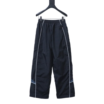 Supreme 25FW Contrast Piping Track Pants Black 02