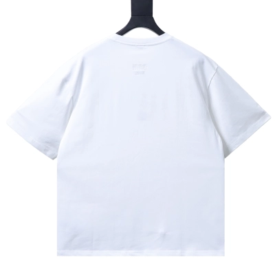 Supreme × MM6 Maison Margiela SS26 US Dollar Bill Print Short-Sleeve T-Shirt White/Black 02