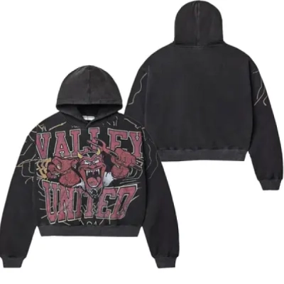 Vale Forever Valley Mascot Pullover Hoodie Black 01
