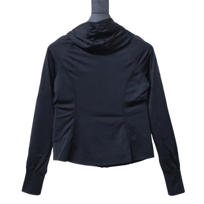 ALO Women's Lightweight Slim-Fit Outdoor Sun-Protection Jacket Black 02