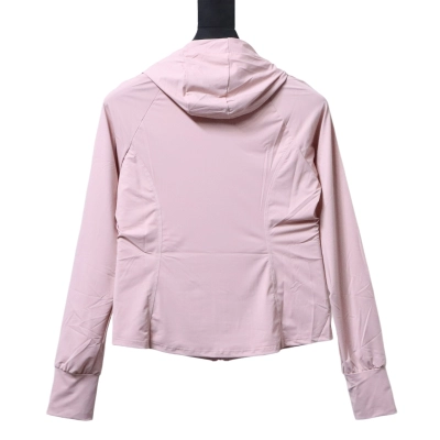 ALO Women's Lightweight Slim-Fit Outdoor Sun-Protection Jacket Pink 02