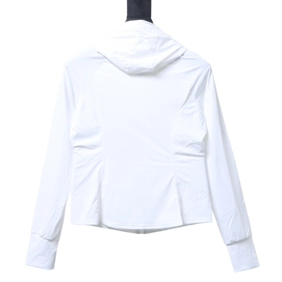 ALO Women's Lightweight Slim-Fit Outdoor Sun-Protection Jacket White 02