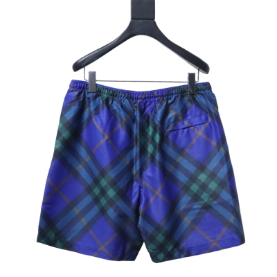 Burberry Twill Check Mesh-Lined Swim Shorts 02
