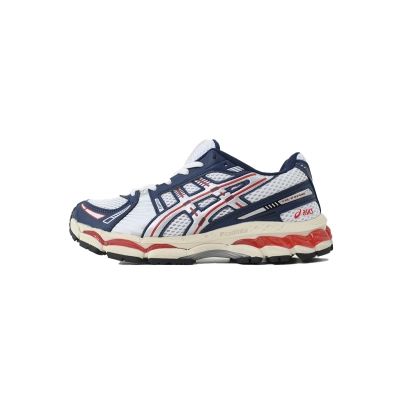 GET ASICS Gel Kayano 12.1 White Independence Blue 1203A885-100 01