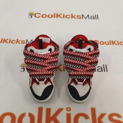 PKGoden Lanvin Curb Sneakers Red White 02