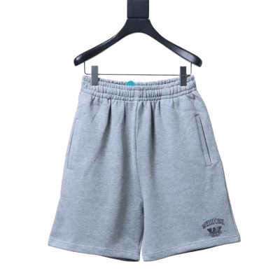 WE11DONE Official Logo Elastic-Waist Casual Sweat Shorts 01