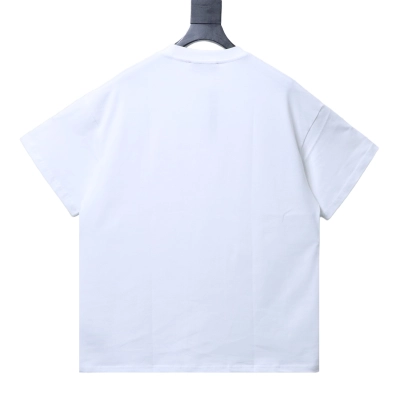 Amiri Short-Sleeve T-Shirt with Puff-Print Letter Logo 02