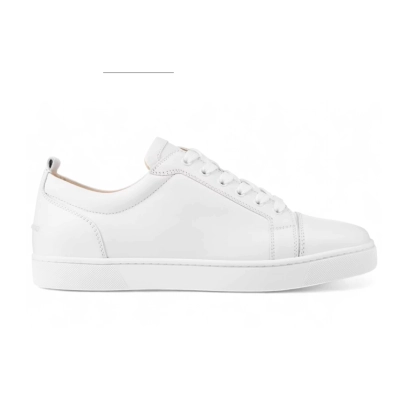 Christian Louboutin Louis Junior White Calf Leather 01