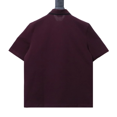 Hermes Short-Sleeve Polo with Embroidered Pocket Logo 02