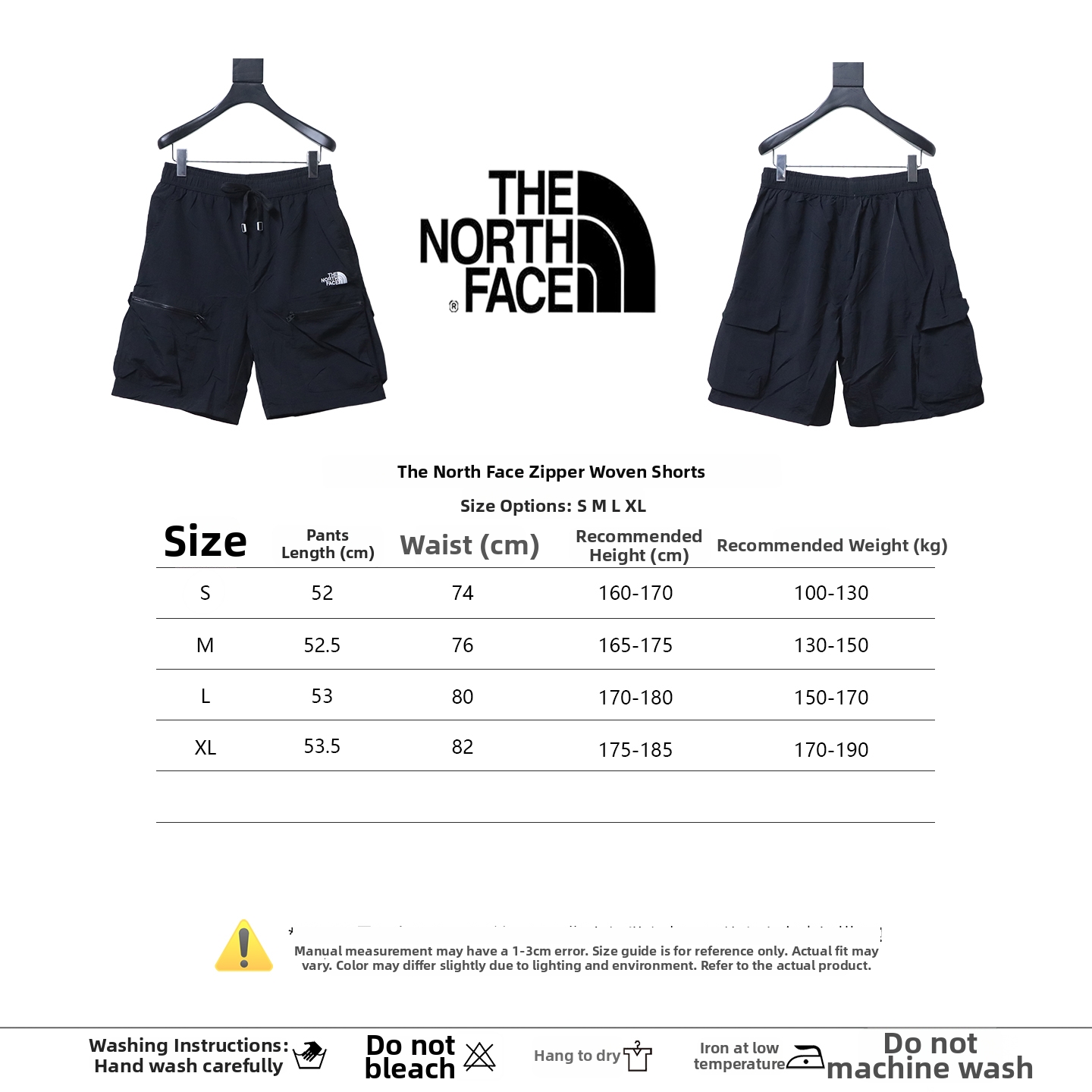 The North Face Zippered Woven Shorts Green
