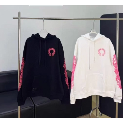 Chrome Hearts Hoodie White Sweatshirt Black/WhiteY78# 01