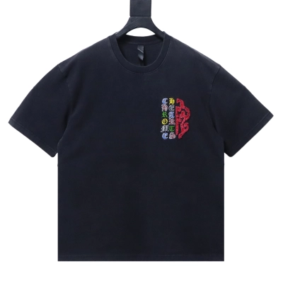 Chrome Hearts Patch-Embroidered T-Shirt Black 01