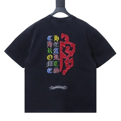 Chrome Hearts Patch-Embroidered T-Shirt Black 02